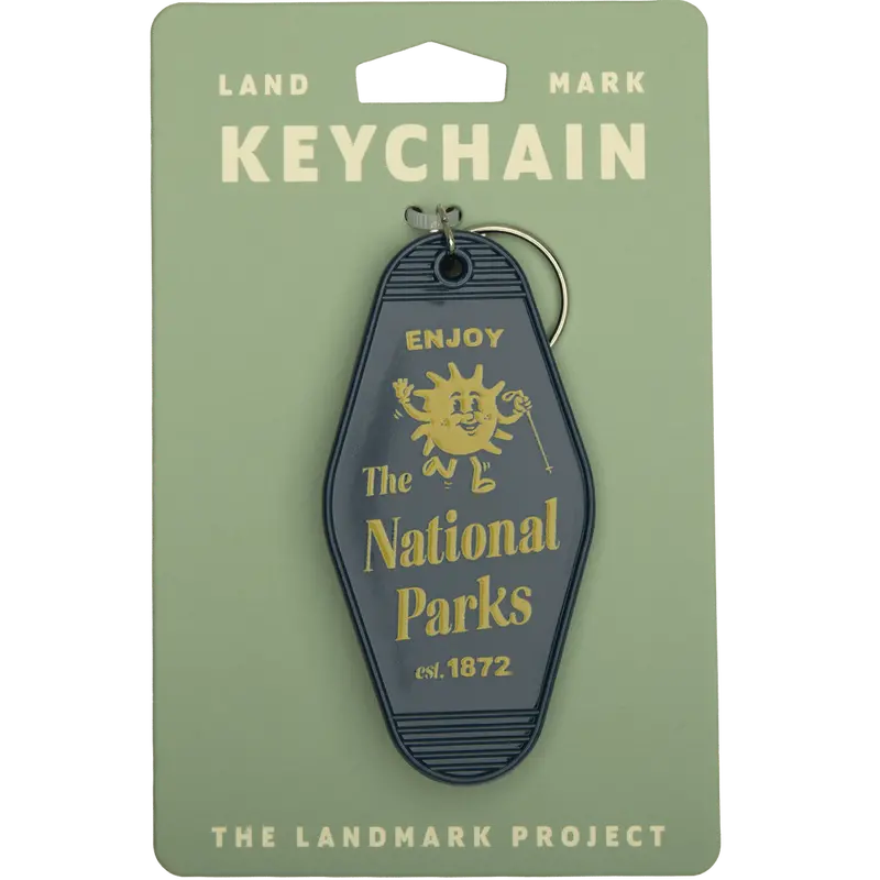The Landmark Project Enjoy the Parks Mini Keychain