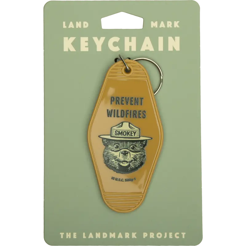 The Landmark Project Prevent Wildfires Awareness Keychain