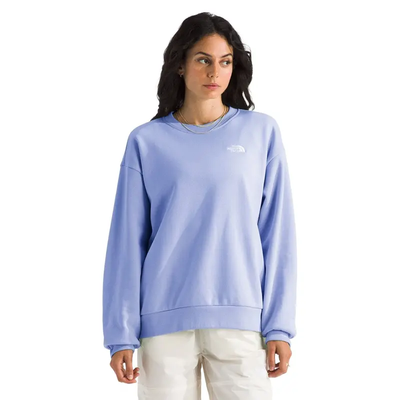 The North Face Evolution Oversized Crew Sweater – Periwinkle Glow