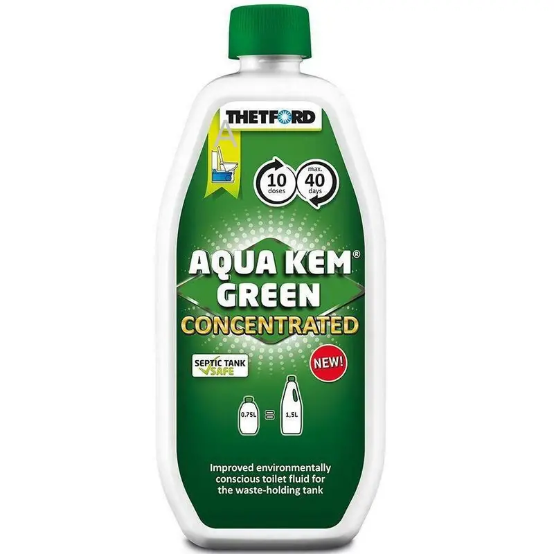 Thetford Aqua-Kem Green Eco-Friendly Toilet Fluid – 780ml Concentrate