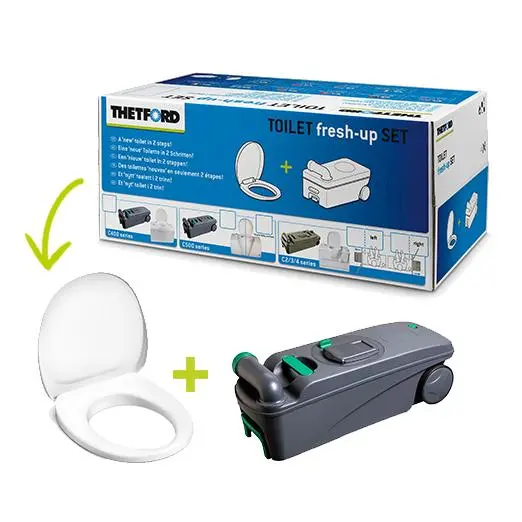 Thetford C400 Fresh Up Cassette Toilet Kit – Sanitiser & Deodoriser Bundle