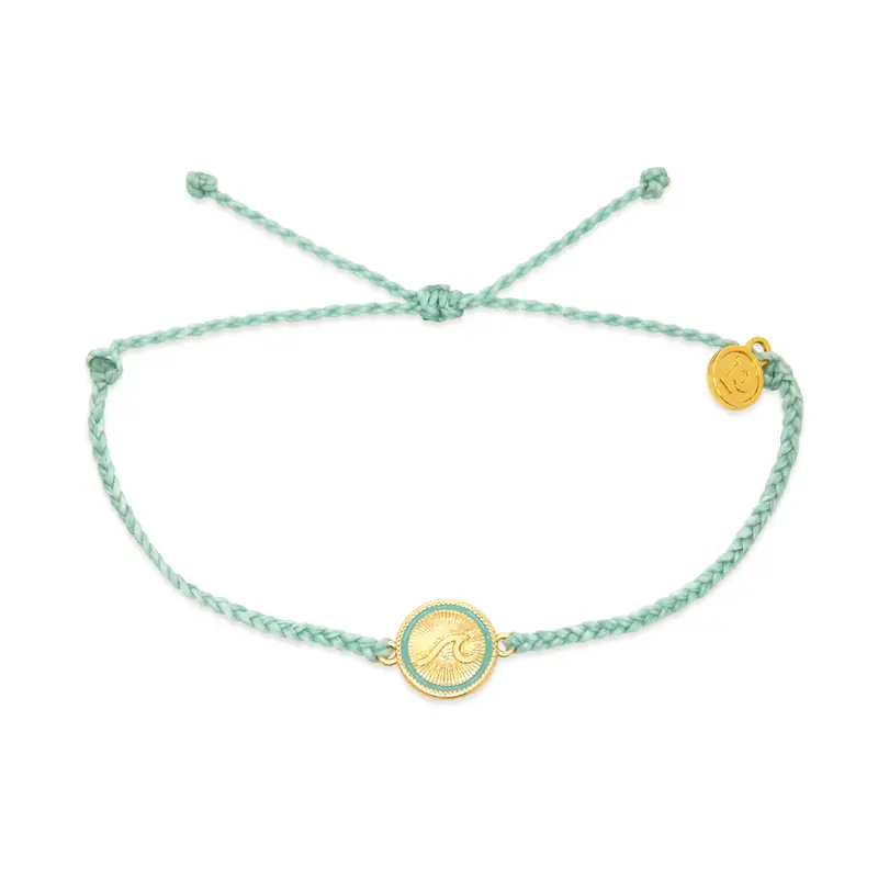 Tidal-Inspired Gold-Plated Charm Bracelet