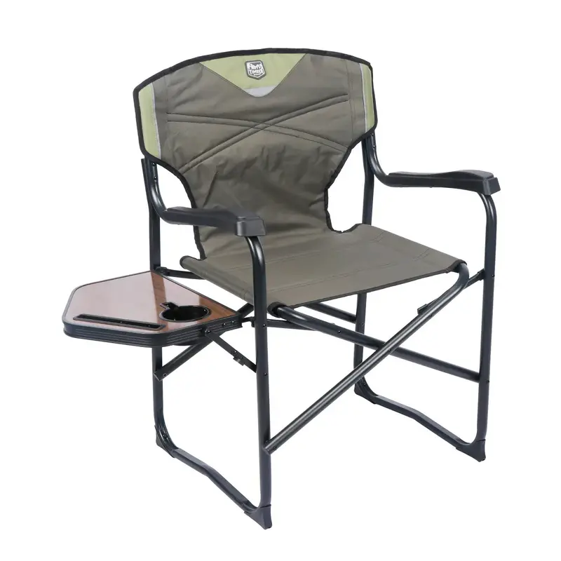 Timber Ridge Folding Director’s Chairs – 2-Piece Outdoor Seating Set