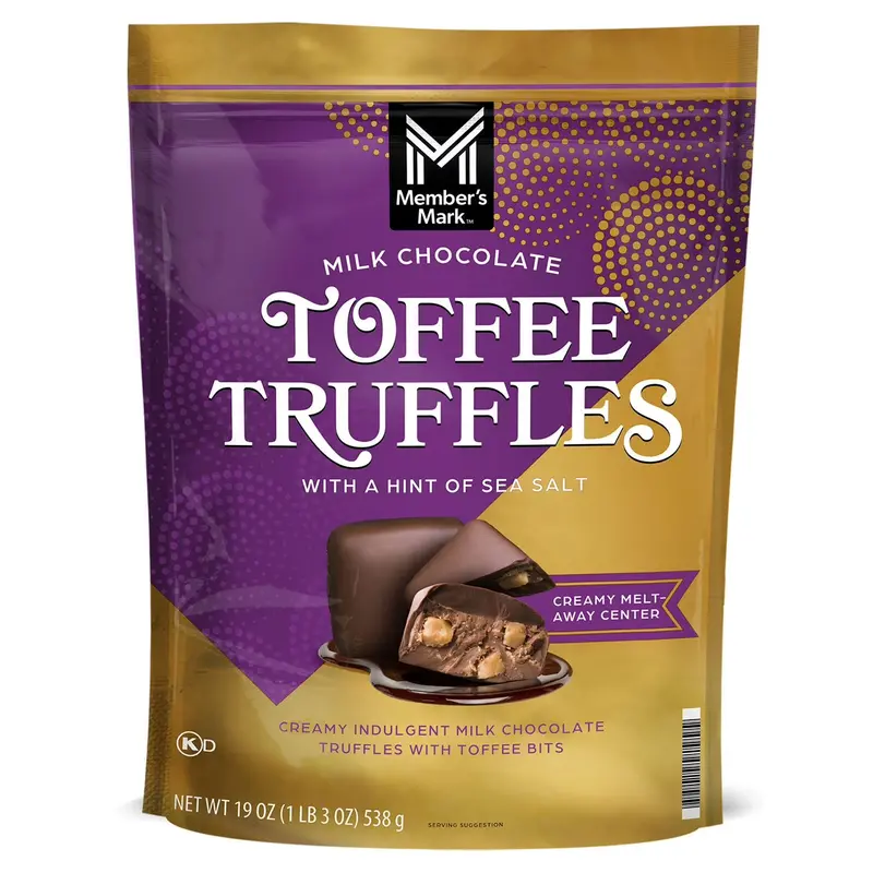 Toffee & Sea Salt Milk Chocolate Truffles – 19 oz