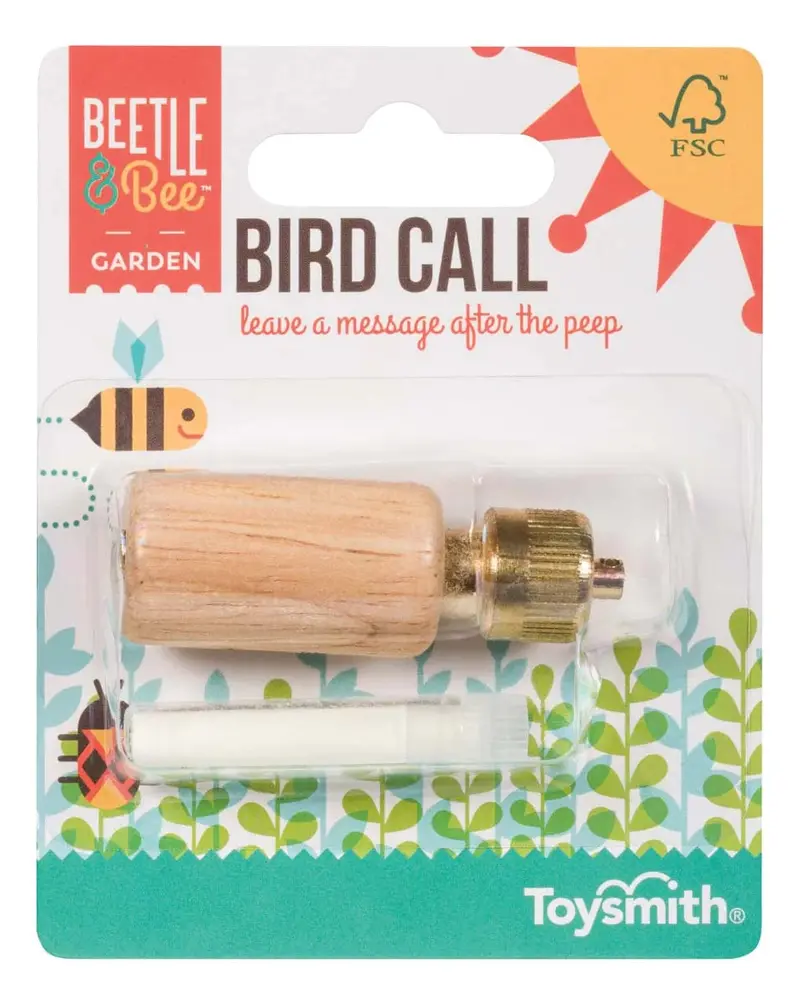 Toysmith Beetle & Bee Garden Bird Call Toy
