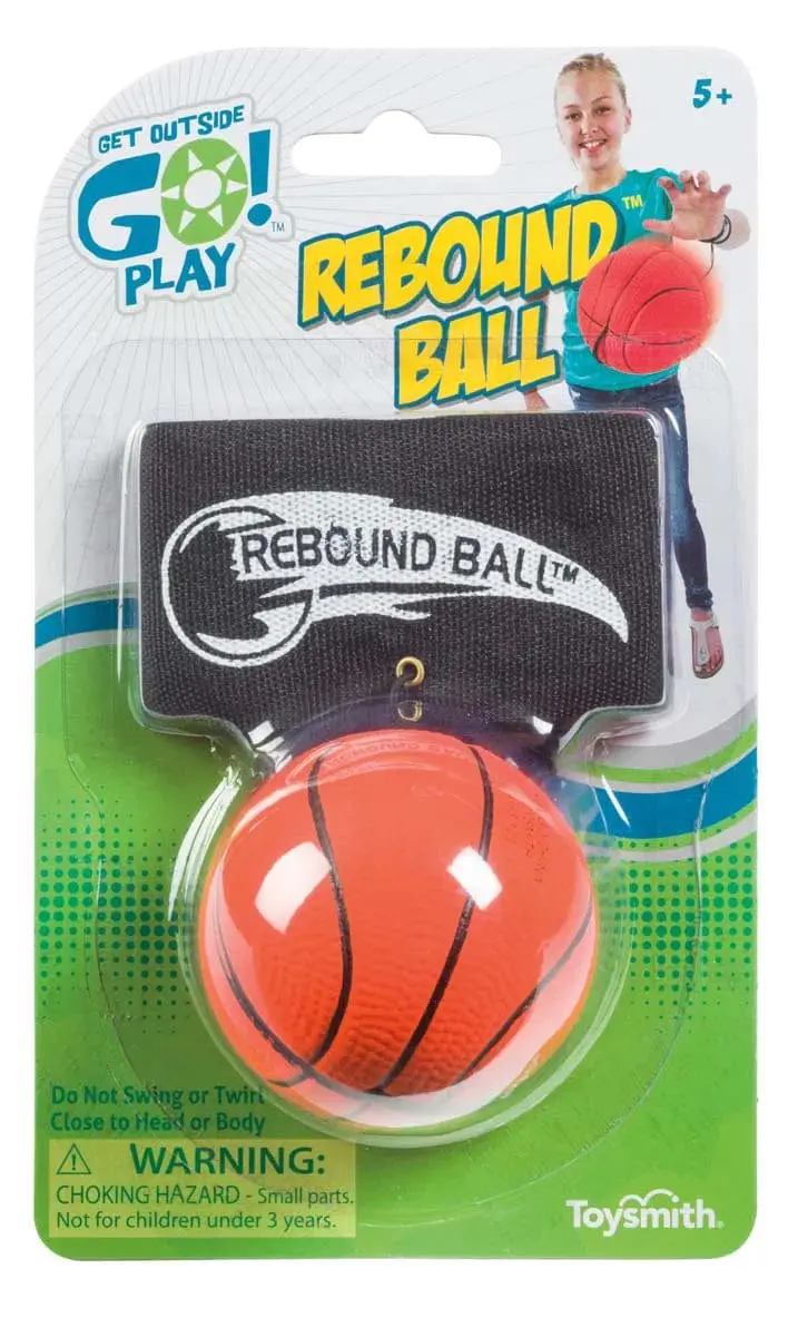 Toysmith Go! Play Rebound Ball – Bouncing Activity Toy