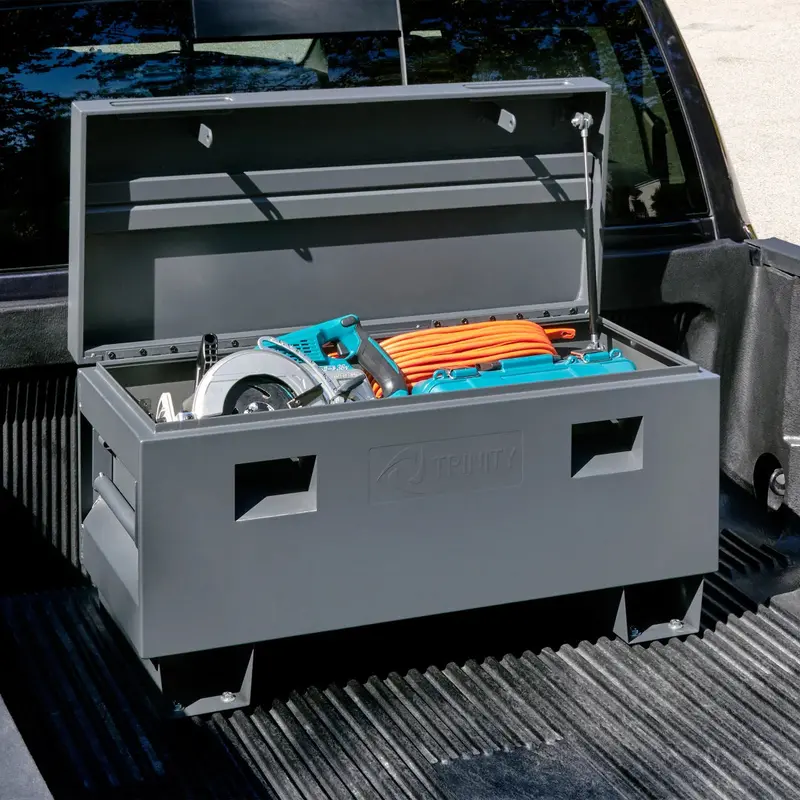 TRINITY Job Site Storage Box – 36″W × 15.75″D × 18.5″H