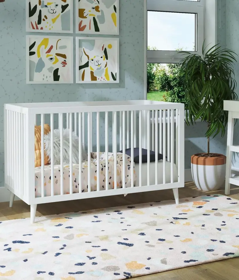 Tristan 3-in-1 Convertible Crib in Pure White