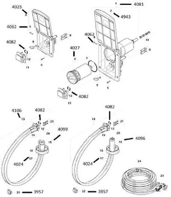 Truma Carver Crystal 2 Heater Spare Parts