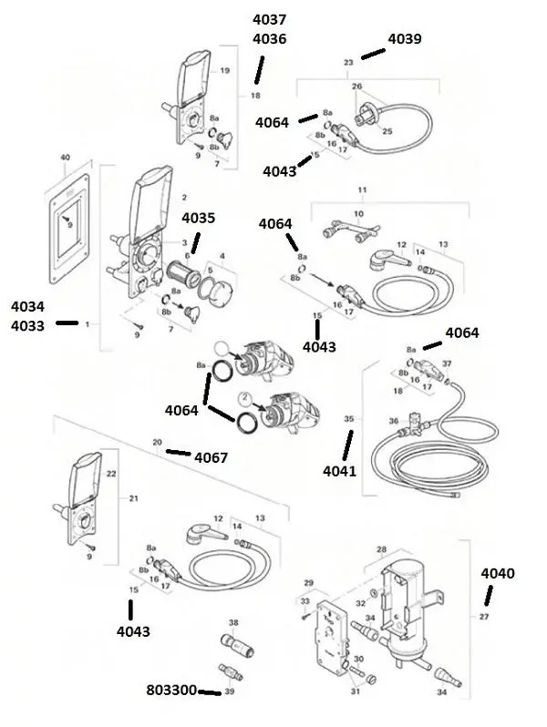 Truma Ultraflow Water System Replacement Components