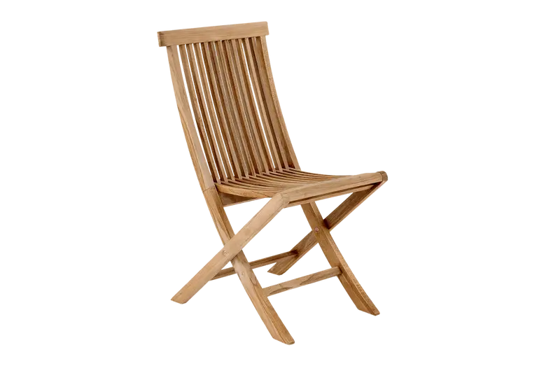 Turin Teak Folding Chair – Lightweight Portable Seating