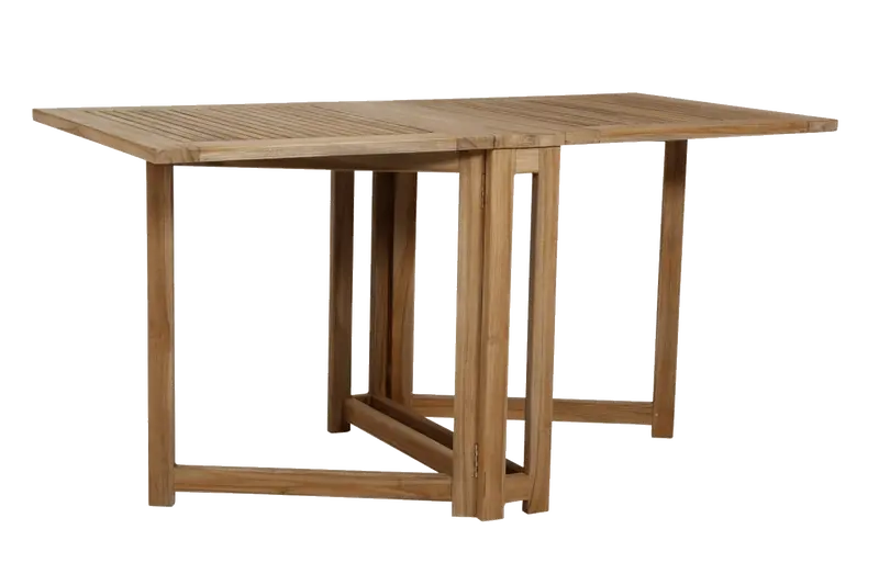 Turin Teak Gateleg Dining Table – 146 x 70 cm