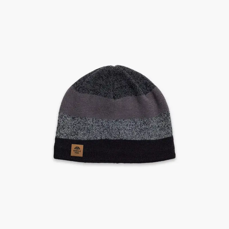 Turtle Fur BTV Ocean Ragg Wool Beanie – Black Heather