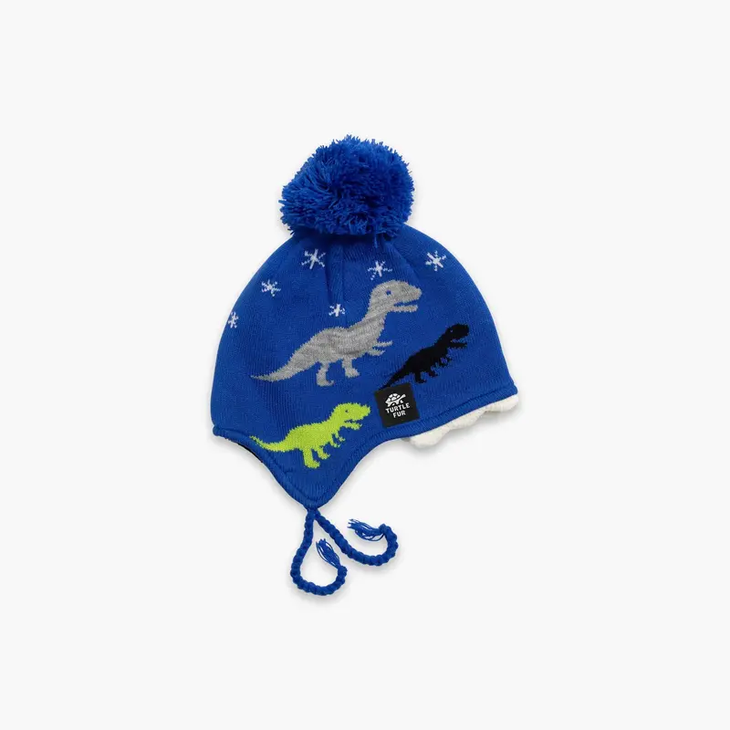 Turtle Fur Chomp Chomp Toddler Earflap Hat