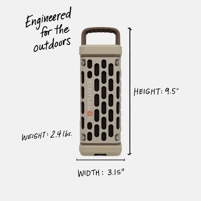 Turtlebox Portable Bluetooth Speaker Range