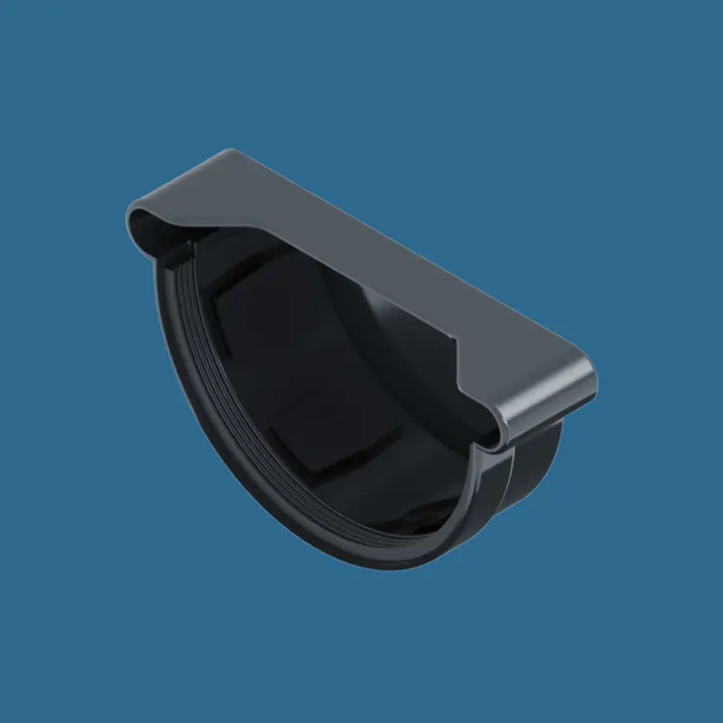 Universal Anthracite Gutter End Cap – Ø25 cm – INES