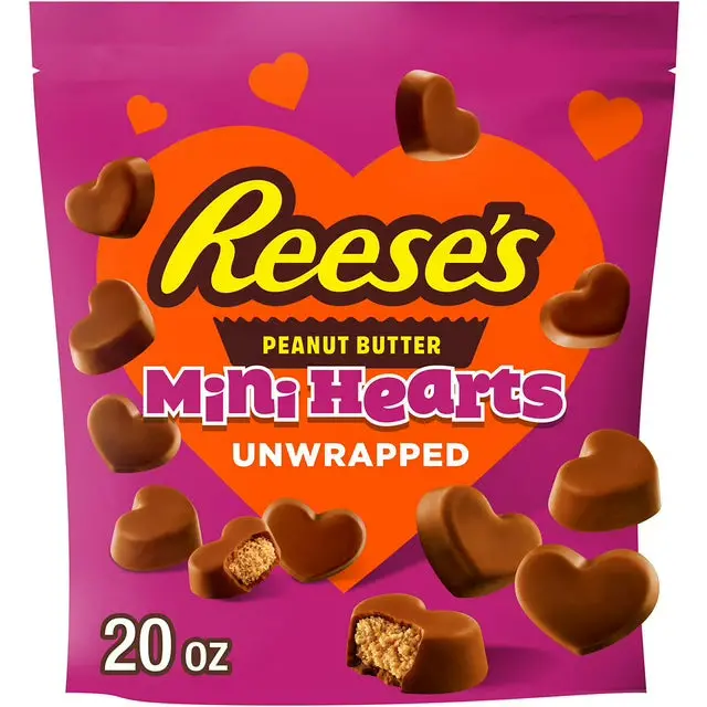 Valentine’s Peanut Butter Creme Mini Hearts – 20 oz