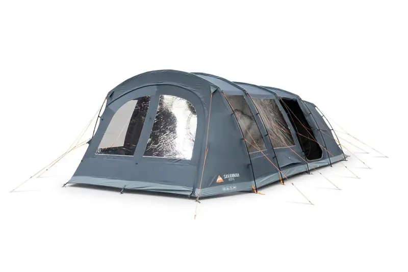 Vango Savannah 600XL 6-Person Family Tent Bundle with Free Groundsheet