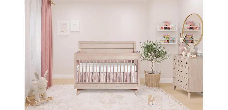 Venice Nursery Collection: 2-Piece Set in Sand
