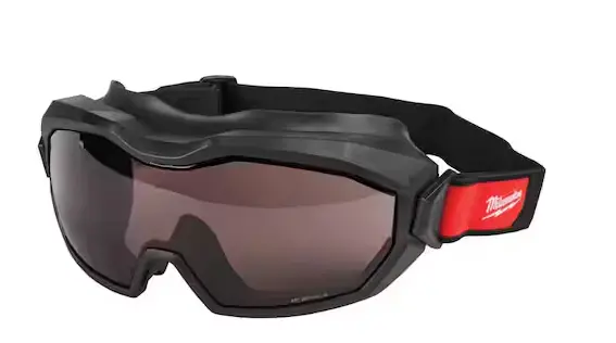 Vented Dual-Coated Tinted Safety Goggles for Enhanced Clarity
