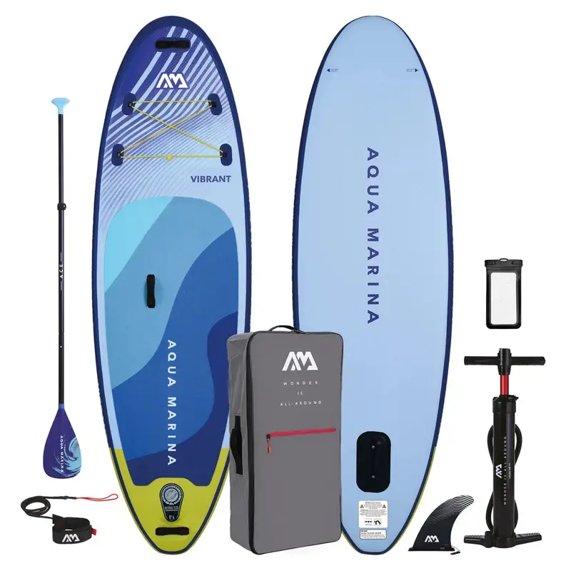 Vibrant 8-Foot Youth-Sized Inflatable Stand-Up Paddleboard