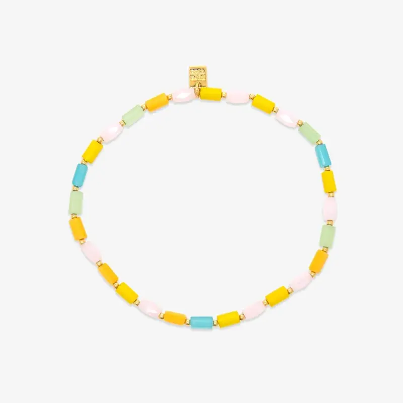 Vibrant Neon Lights Elastic Anklet