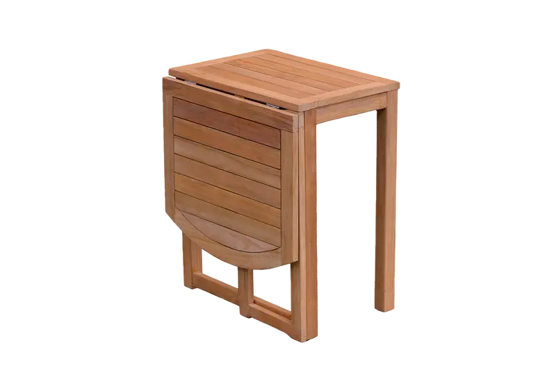 Vilma Folding Teak Table – 60 x 40 cm