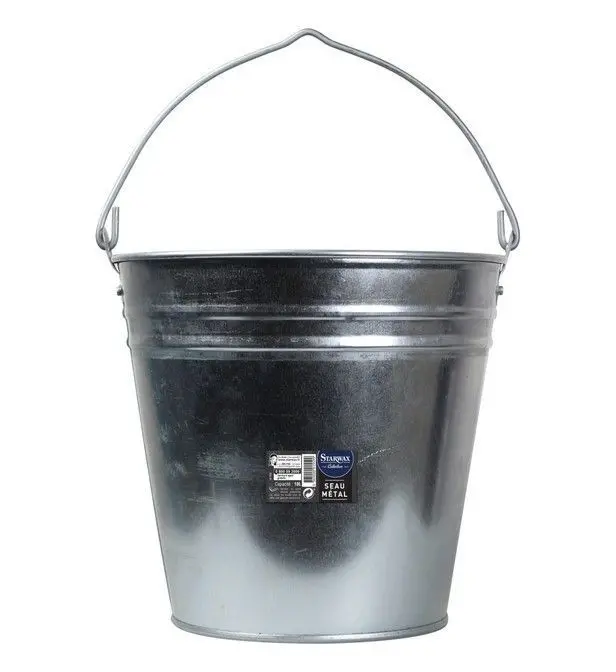 Vintage-Style Metal Bucket – Decorative Collection Series