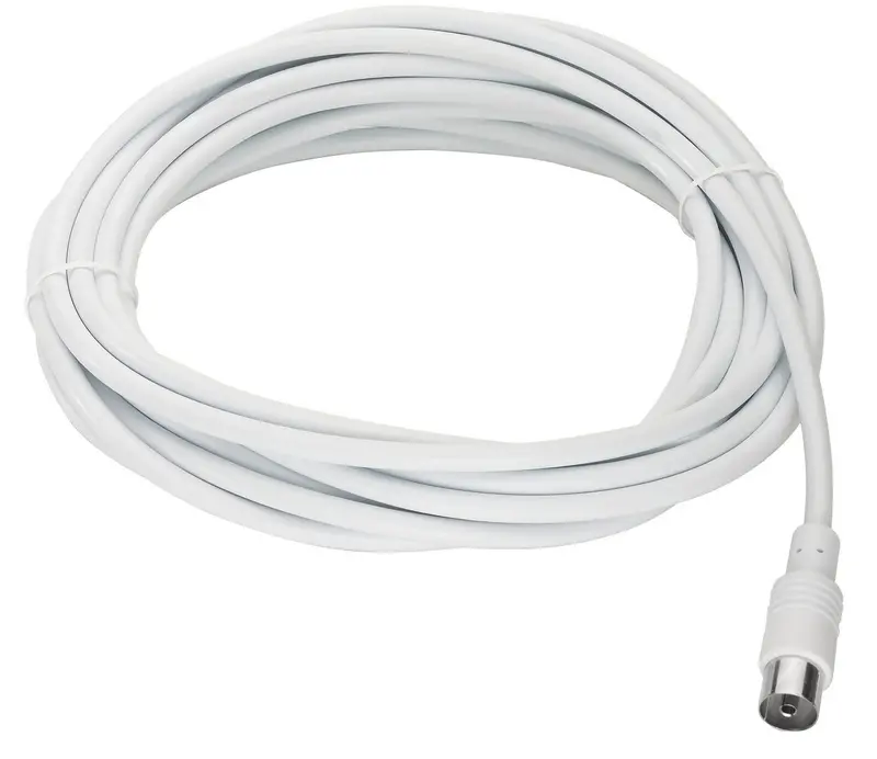 Vision Plus Coaxial TV Fly Lead – Available in 2 m or 5 m Lengths