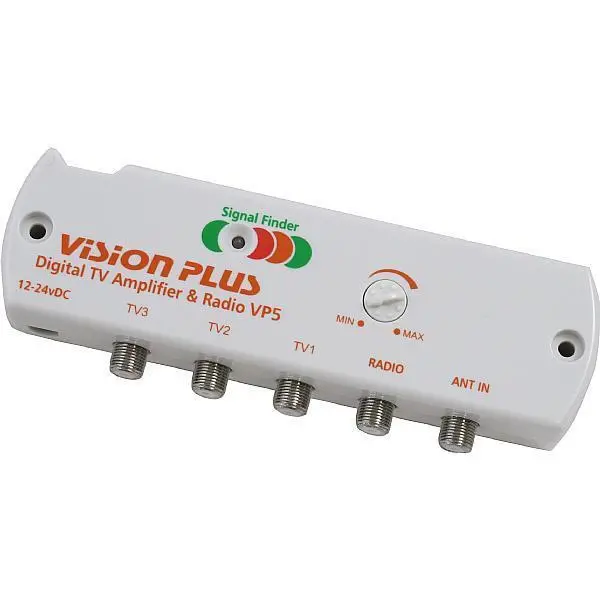 Vision Plus VP5 Digital TV & Radio Signal Amplifier with Finder