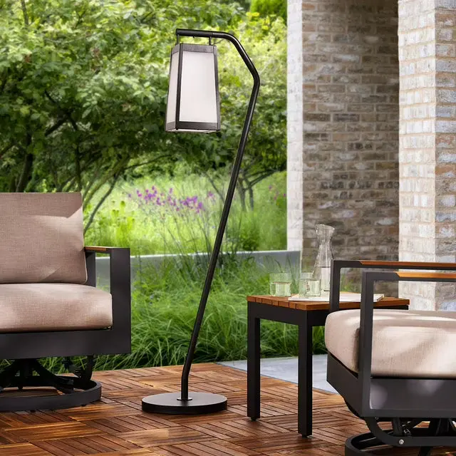 Vista Solar & USB-Powered Standing Floor Lamp – Eco-Friendly Outdoor/Indoor Lighting