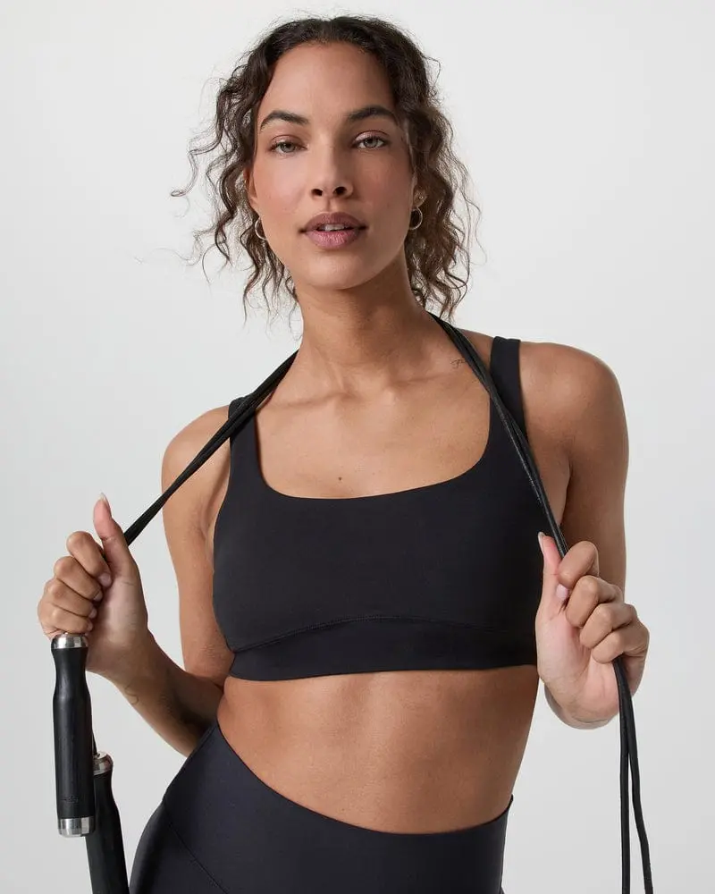 Vuori AllTheForm High-Support Sports Bra for Women – Black