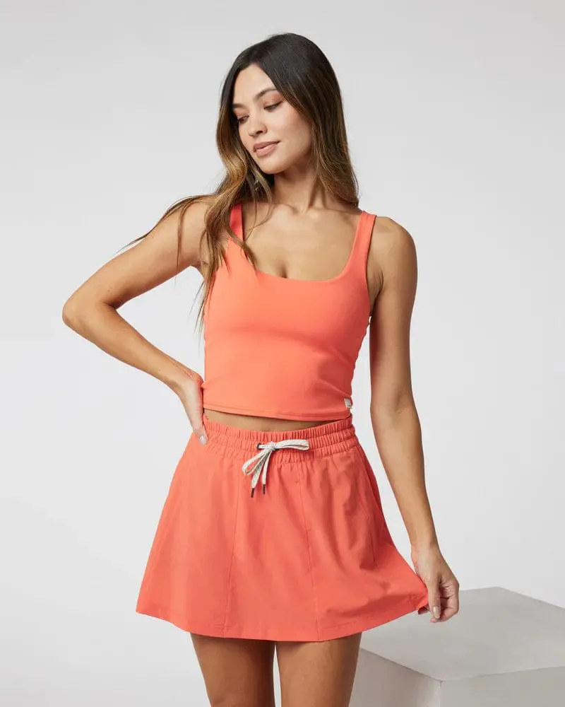Vuori Daily Crop – Women’s Everyday Versatile Cropped Knit Top