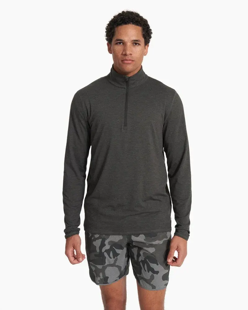 Vuori Ease Performance Half-Zip Pullover – Men’s Breathable Layering Top