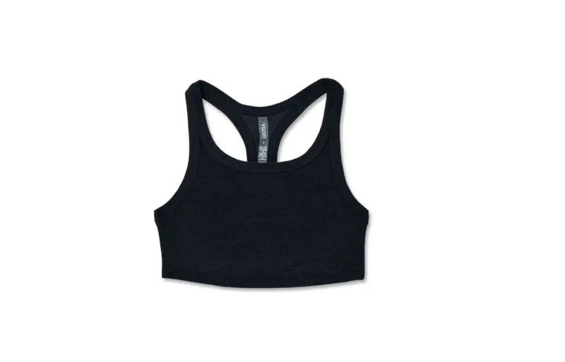 Vuori Elevation Racer Bra – Women’s Black Heather