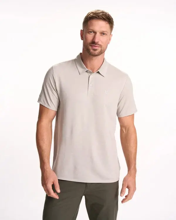 Vuori Men’s Knit Twill Performance Polo Shirt