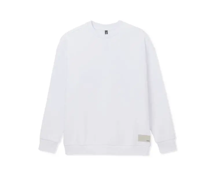 Vuori Restore Oversized Crew Neck Sweatshirt for Women – Pure White