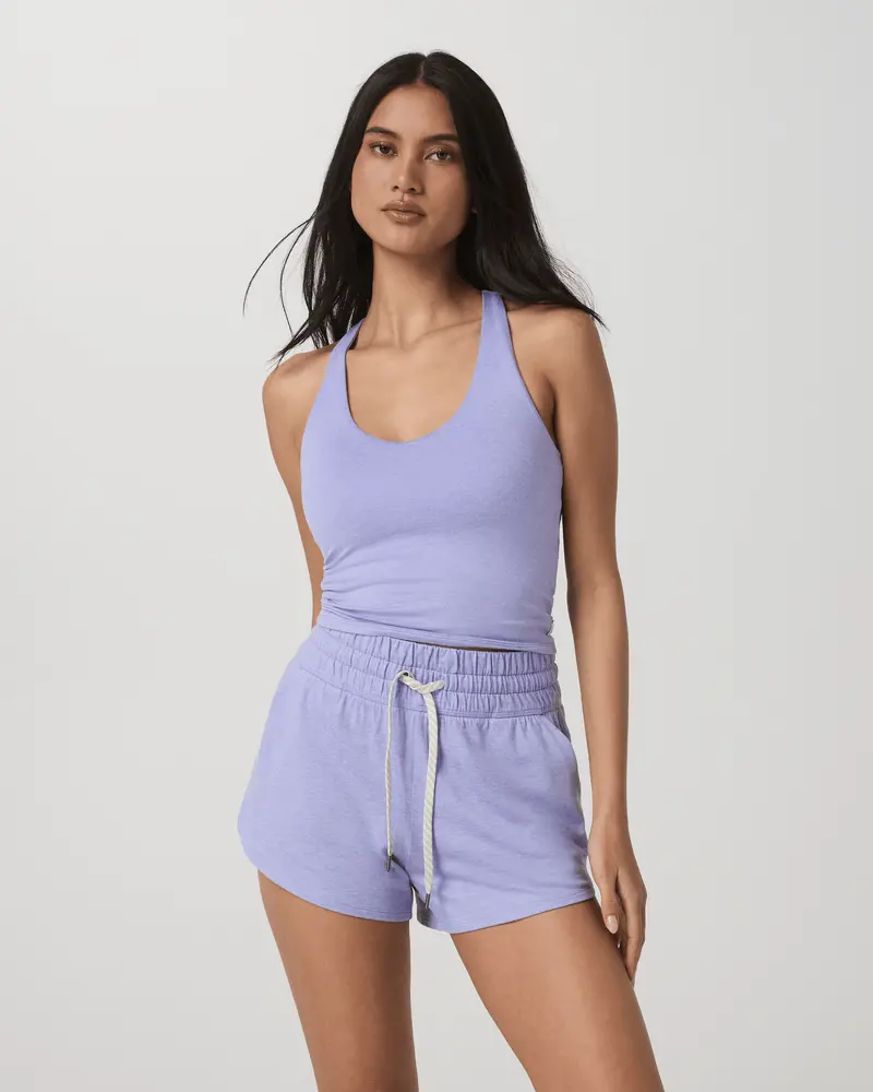 Vuori Women’s Hyacinth Heather Halo Performance Crop Tank 2.0