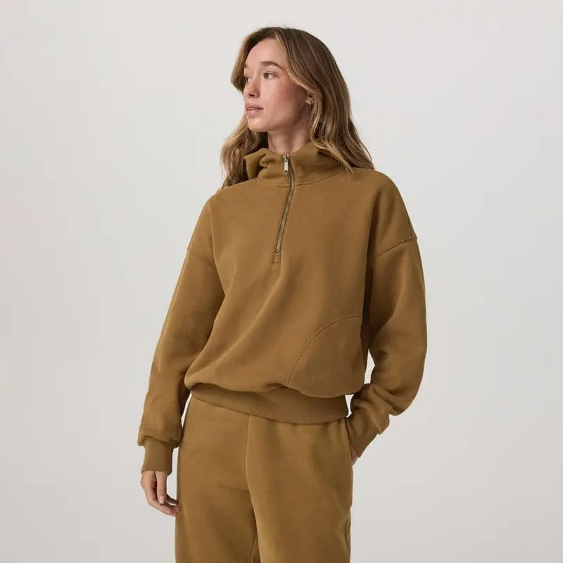 Vuori Women’s Restore Oversized Half-Zip Hoodie