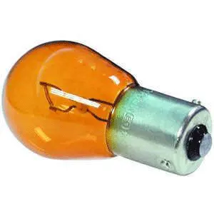 W4 12V 21W Amber Indicator Bulb with 15mm Bayonet Base