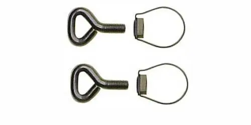 W4 Universal Pole Clamps – 7/8″ Diameter, Set of Two Aluminum Fasteners