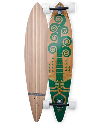 Wacah Chan (Centre) Pintail Longboard