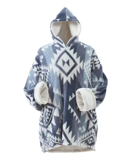 Wearable Hoodie Throw Blanket – Cozy Reversible Design