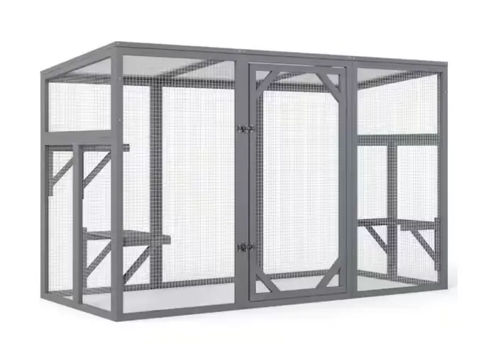 Weather-Resistant Outdoor Catio House for Cats