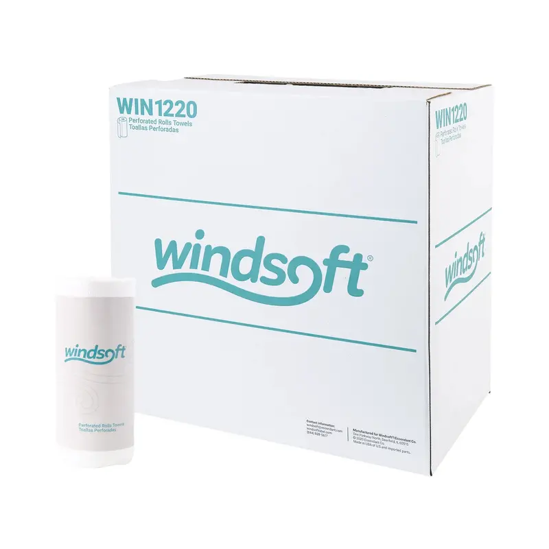 Windsoft Premium 2-Ply Paper Towels – White, 30-Roll Pack