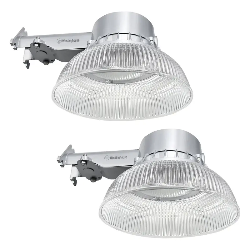 Wired 5000-Lumen Barn Light Fixture – Industrial-Style, 2-Piece Set