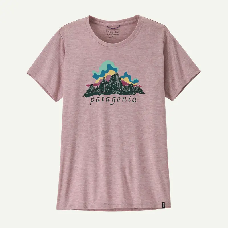 Women’s Cap Cool Daily Shirt – Fitz Roy Nimbus Graphic