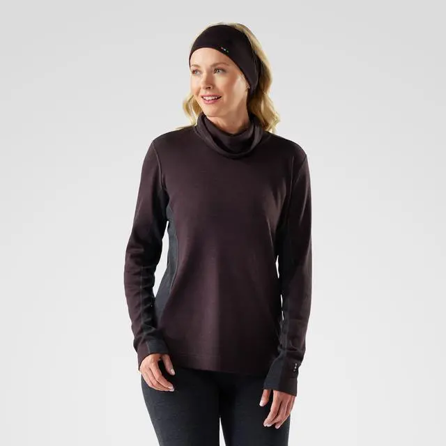 Women’s Classic Merino Wool Thermal Mock Neck Top