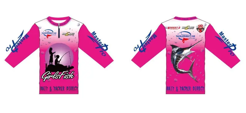 Women’s Fishing Shirts – Pink Short or Long Sleeve Performance Tops