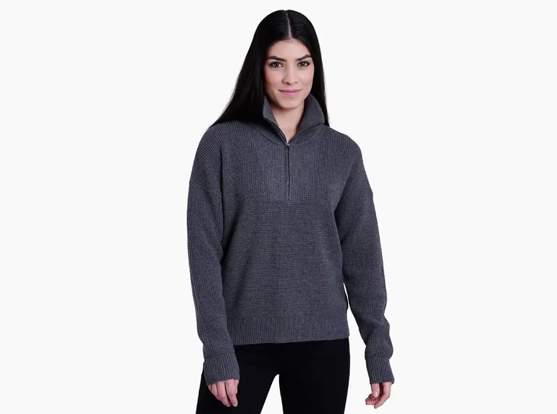 Women’s Norda Quarter-Zip Merino Blend Sweater